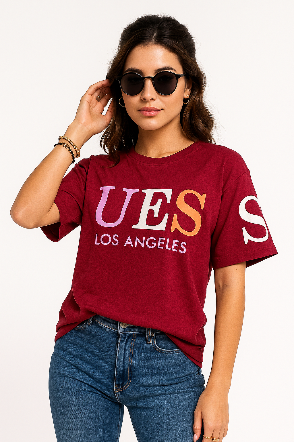Ladies Five-Sleeve T-Shirt