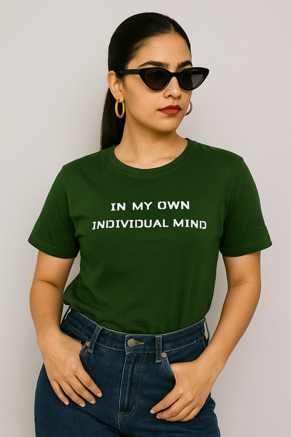 Ladies Short Sleeve Back-Print T-Shirt - Stylish & Comfortable