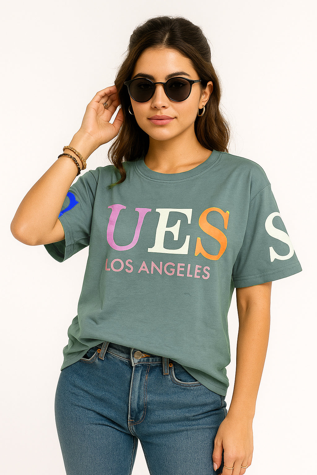 Ladies Five-Sleeve T-Shirt