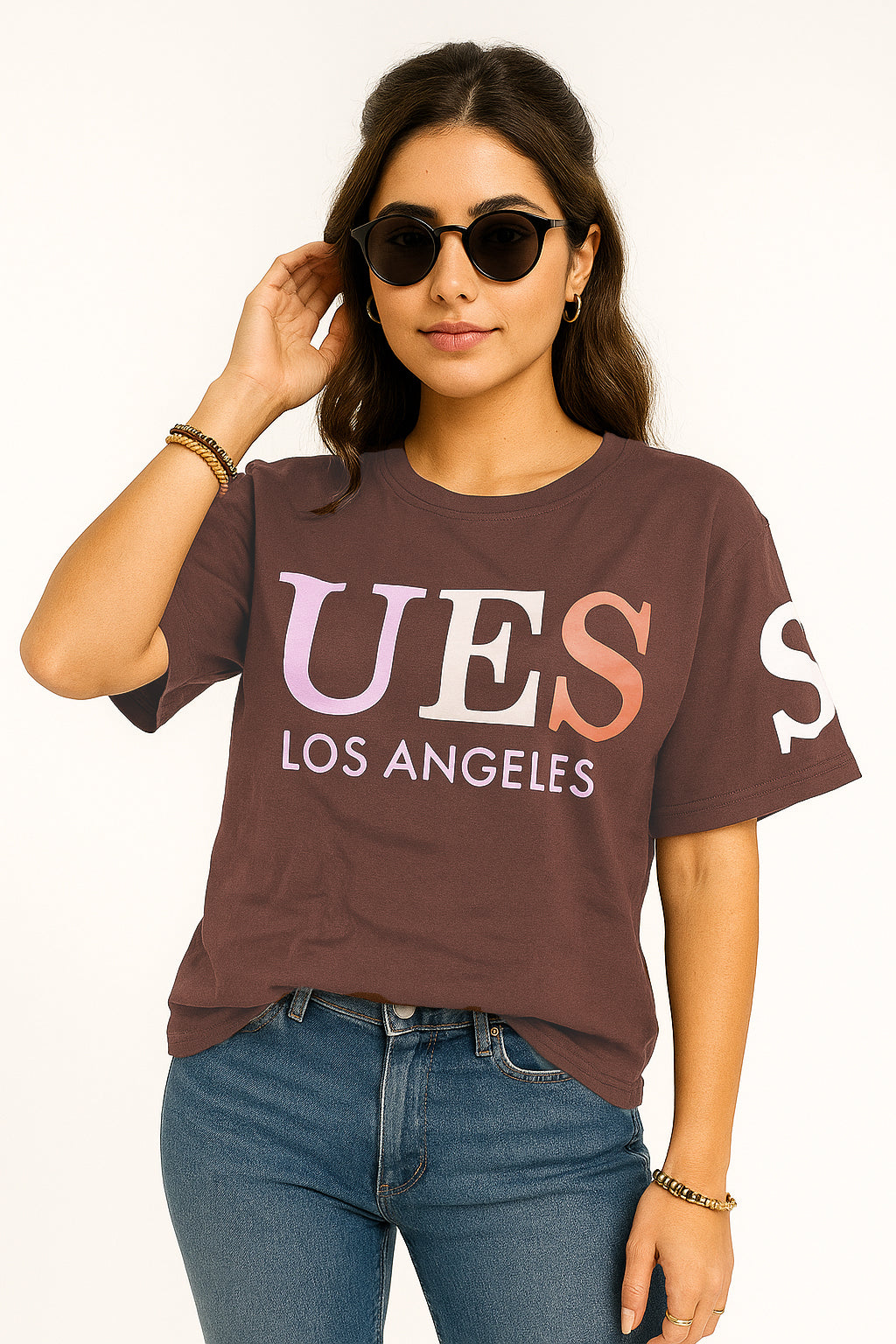 Ladies Five-Sleeve T-Shirt