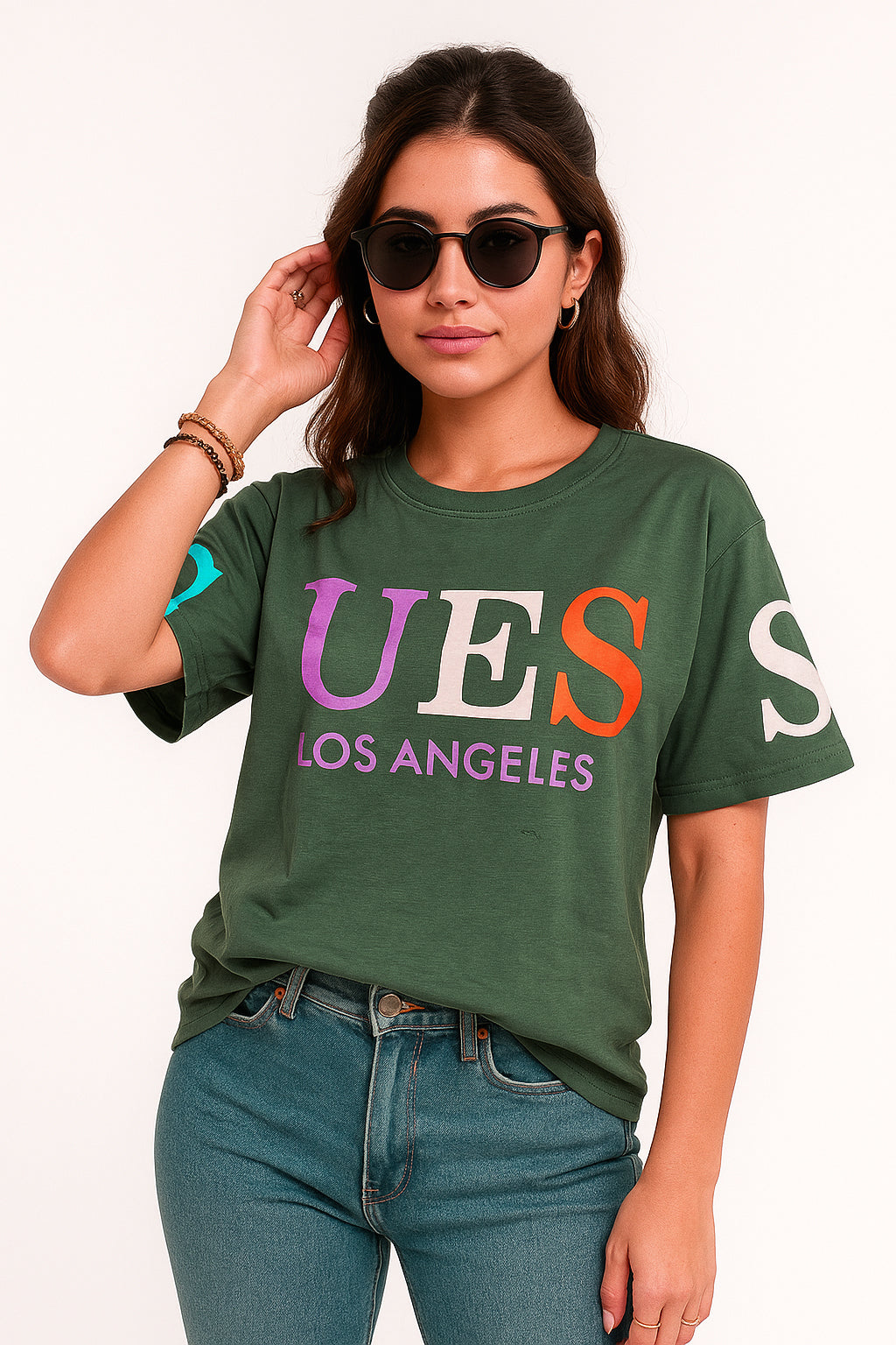 Ladies Five-Sleeve T-Shirt