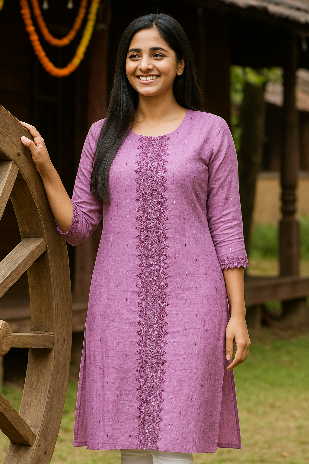 VARTICAN Straight Kurthi - Elegant Indian Ethnic Wear for Women