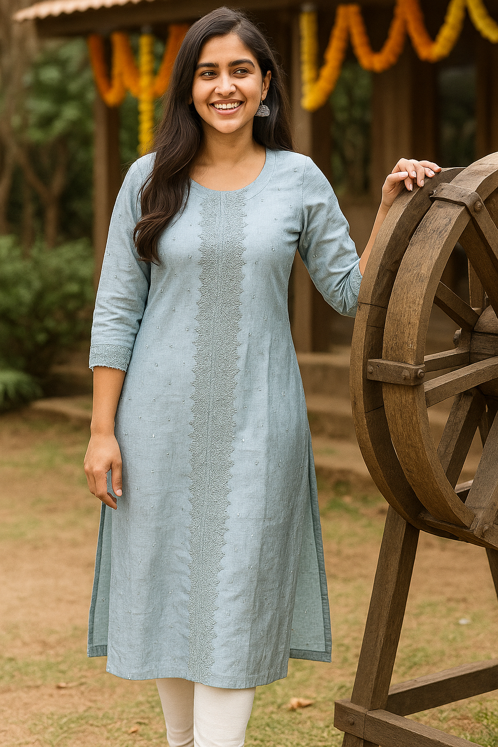 VARTICAN Straight Kurthi - Elegant Indian Ethnic Wear for Women