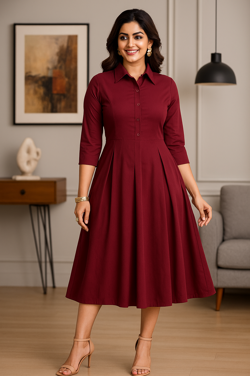 Women's Solid Long Top