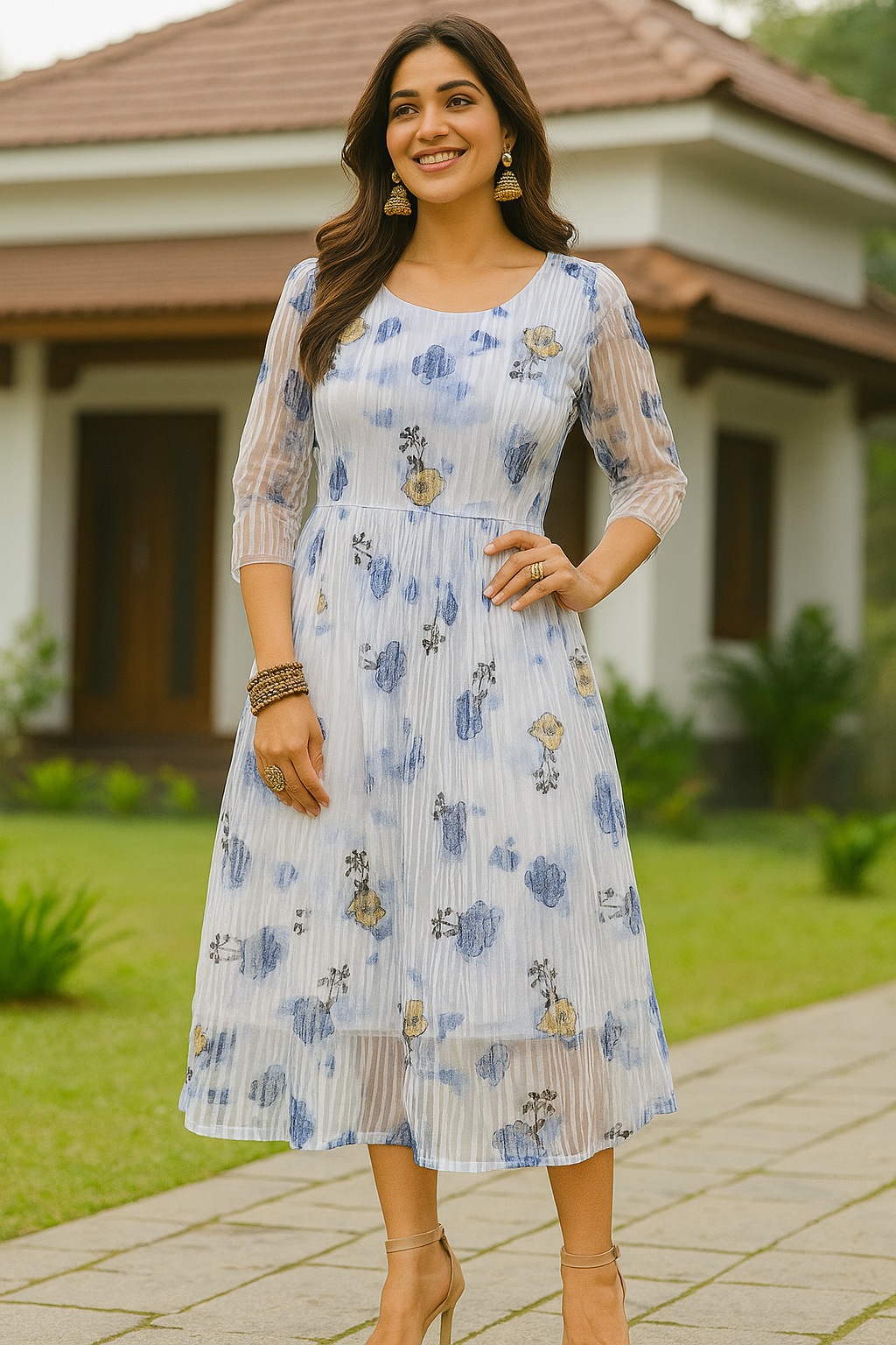 Elegant knee length top