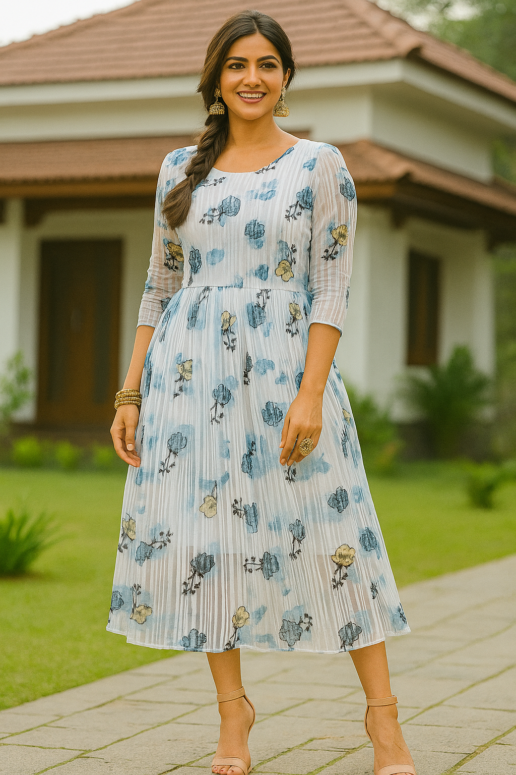 Elegant knee length top