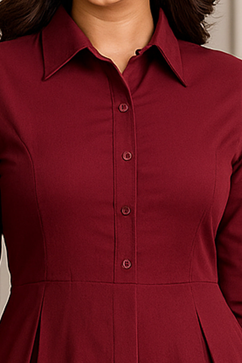 Women's Solid Long Top