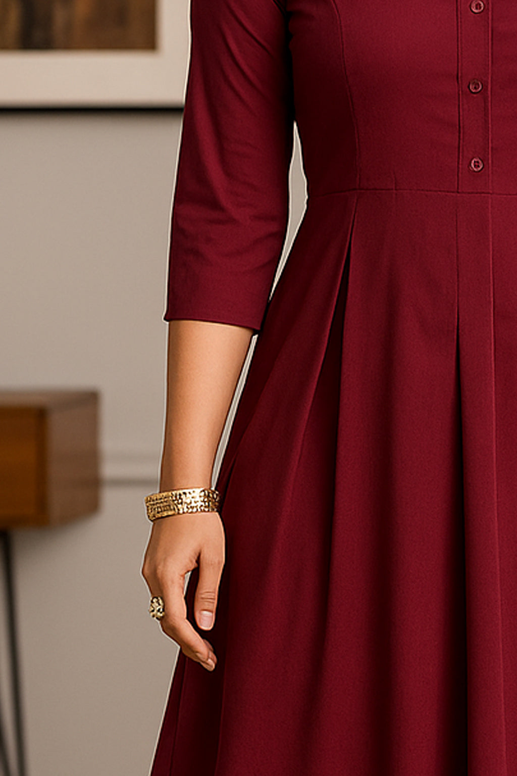 Women's Solid Long Top