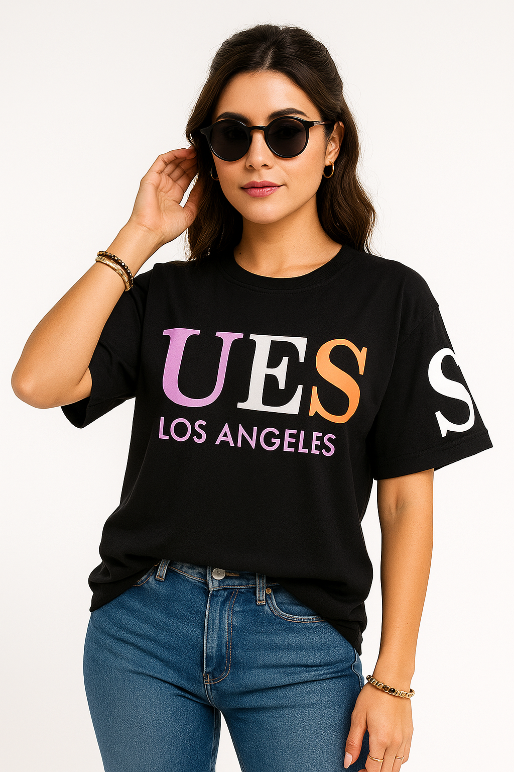 Ladies Five-Sleeve T-Shirt