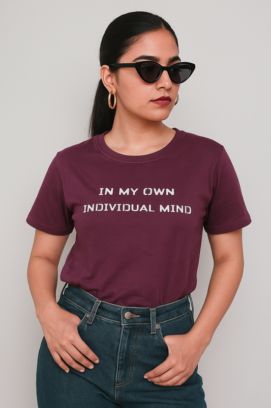 Ladies Short Sleeve Back-Print T-Shirt - Stylish & Comfortable