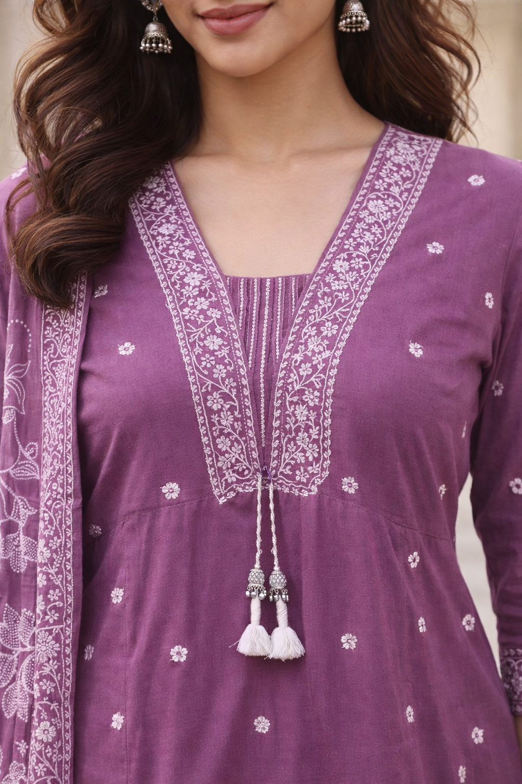 Elegant Cotton Ethnic Suit Set