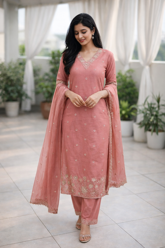 Premium Party Wear Churidar suit