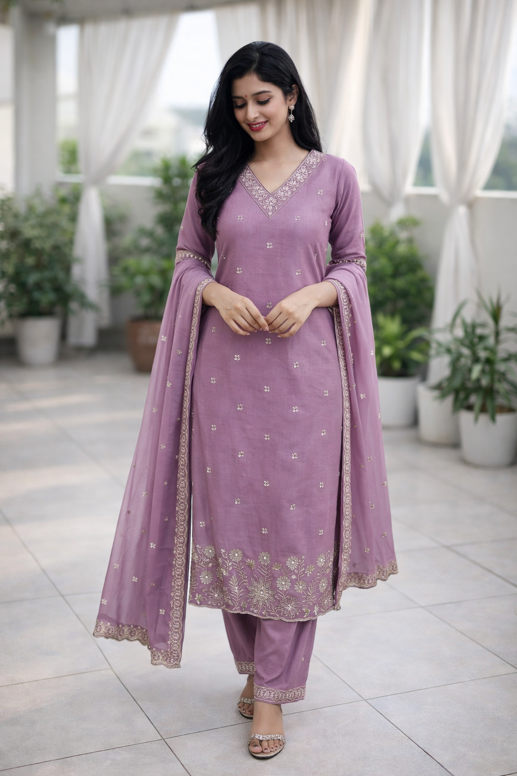 Premium Party Wear Churidar suit