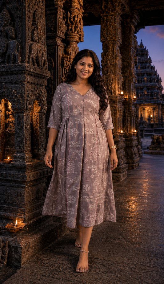 Angle Length Frock