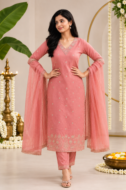 Premium Party Wear Churidar suit