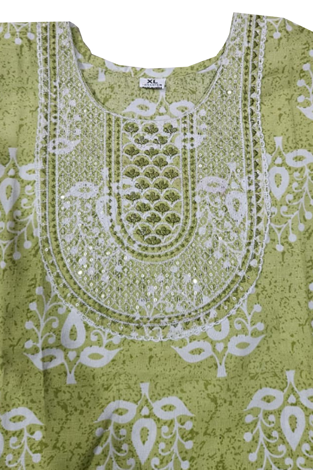 Cotton Casual Churidar Set with Printed Dupatta