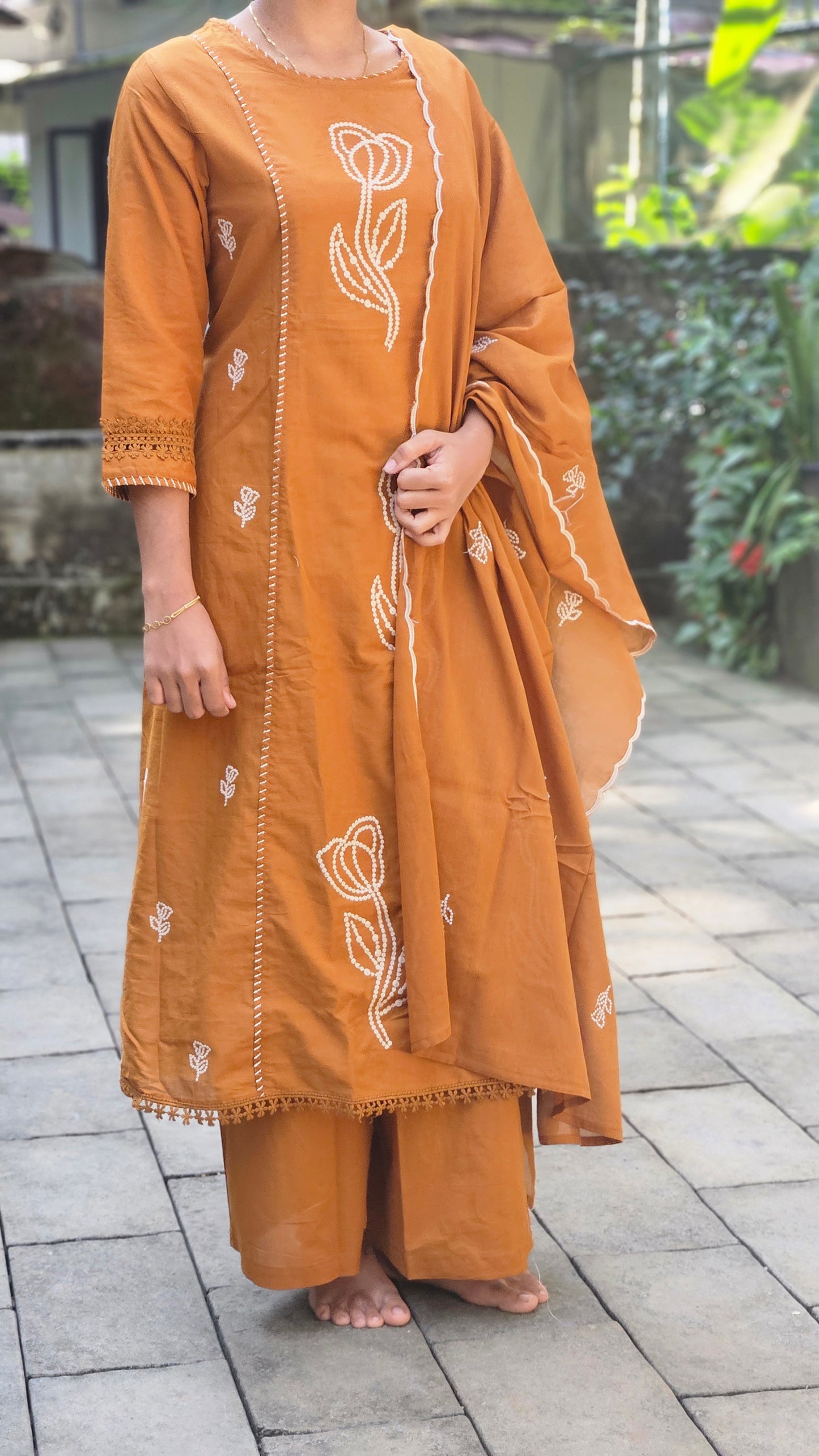 Elegant Cotton Ethnic Suit Set