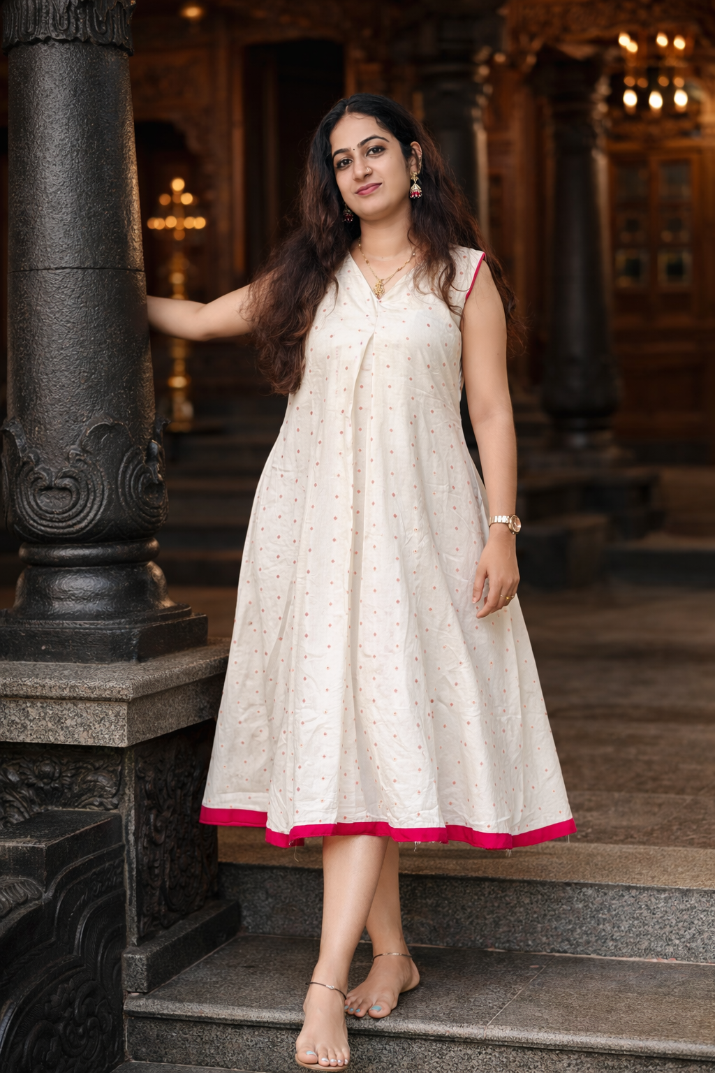 Anarkali-style frock